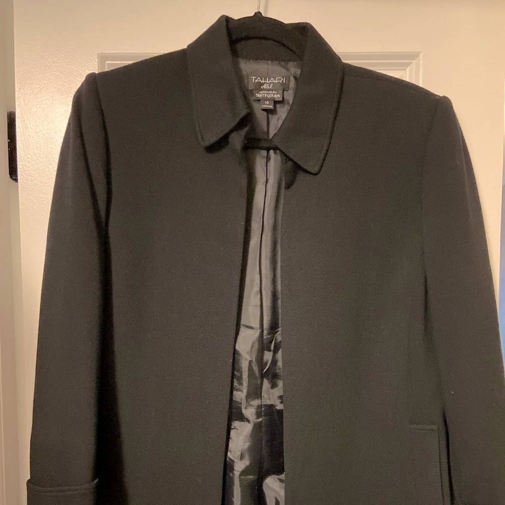 Tahari Asl Black Blazer, Size 10